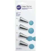 NEW Wilton Large Icing Tip Set By Spotlight