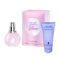 在飛比找Yahoo奇摩購物中心優惠-LANVIN 光韻冰曦淡香水50ml(贈隨機身體乳100ml