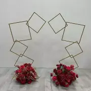Wedding Arch Stand, Backdrop Stand Stable Decor with Base Square Backdrop Stand