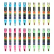 Stacking Crayons, 20 Pack 20 Colors Stackable Buildable Drawing Crayons