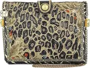 [MARY FRANCES] Crossbody Handbag, Black, Black, Free Size