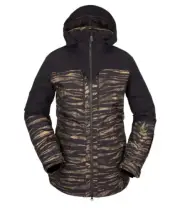 $270 Volcom Shelter 3-D Ski/Snow Jacket NWT Size XS,S,M,L Tiger Print Women's