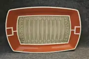 New! Pfaltzgraff 2011 Touchdown Football Party Serving Platter, 13.75" x 8.75"
