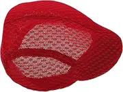 [FOMIYES] Chef Beret Hats for Men Retro Flat Cap Unisex Food Service Caps Men Beret Unisex Elastic Kitchen Cooking Hat Baker Cooking Hair Nets Acrylic Dark Red