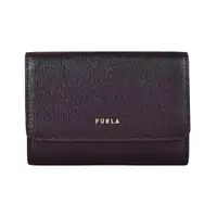 在飛比找momo購物網優惠-【FURLA 芙拉】FURLA BABYLON金字LOGO防