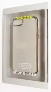 Heyday Phone Case for Apple iPhone 8, 7, 6 & SE (2nd gen) - Gold / Clear