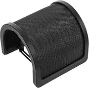 OFFSCH U Shape Double Layer Pop Filter for Mic Handheld Windscreen Cover Noise Isolation Shield Recording Studio Accessory