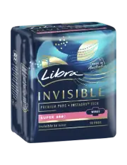 Libra Invisible Wings Super Pads 10 Pack x 1
