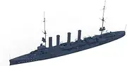 LFC200531-A 1/200 Military Model Kit SMS Dresden Light Cruiser