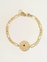 [Marlo Laz] Marlo Laz - Mini En Route 14-karat Gold, Tourmaline And Diamond Bracelet - One size One size Gold