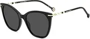 [Carolina Herrera] Women's HER 0091/S Sunglasses, Black, 56 mm