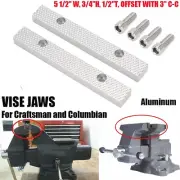 For Craftsman Columbian Vise Jaws 5 1/2" W, 3/4"H, 1/2"T, 3" C-C Offset Bench