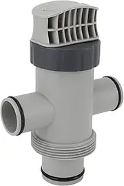 Dual Split Hose Plunger Valve for Intex 11872, Plastic Pool Part Accessory Attachment for Above Ground Pool and Pool Pump Maintenance, Pool Fittings Replacement