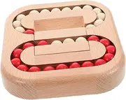 PERSELOSO 1set Fidget Toy for Adults Seniors Rotating Bean Puzzle Sensory Tool for Mindfulness Cognitive Engagement Portable Design for Travel Office Use