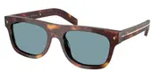 Prada PR B12SF Asian Fit Polarized 15W04D Men's Sunglasses Tortoiseshell Size 55