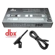 dbx DriveRack 260 Loudspeaker Management System + RTA-M Mic + 25ft XLR Cable
