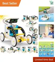 Educational STEM Solar Robot Building Set - Create, Learn & Play for Ages 8-12