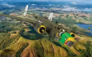 North American B-25D Mitchell Bomber Aircraft "Red Wrath 498th Bombardment Squad