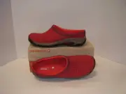 NEW MERRELL ENCORE MAZE CLOG/MULES CRIMSON SZ 6.5