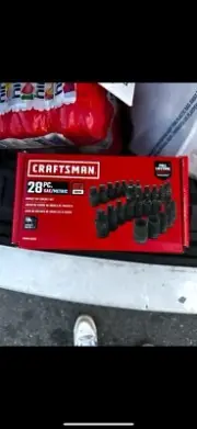 Craftsman 28pc.SAE/METRIC 1/2” Drive Impact Bit Socket Set CMMT42031 NEW-Open
