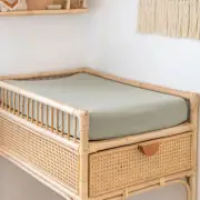 Organic Bassinet Sheet/Change Pad - Sage by Kiin | the memo
