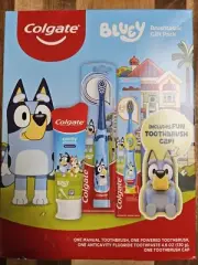 Bluey Colgate Toothbrush Gift Set New Fast- Limited edition