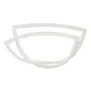 GE WR14X31085 Gasket 1/2" White Fresh Food Door Seal