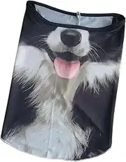 Dybnuhoc Sun UV Protection Face - Sunscreen Face Veil - Sunscreen Face Veil UV Full Face , Animal Design Breathable Face for Outdoors, Border Collie