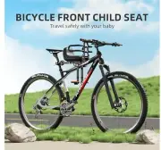 Baby Bike Seat, Kids Bike Seat with Guardrails For adult Mountain Bike - NEW