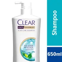 在飛比找ETMall東森購物網優惠-進口CLEAR 女用冰恬薄荷洗髮精650ml*6