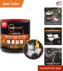 Quick Light Indoor & Outdoor Firestarter - Fireflame's 60 Waterproof Pouches
