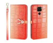 For Redmi Note 9 Cover Wallet - Red