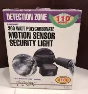 MOTION SENSOR SECURITY LIGHT BRONZE DESIGNERS EDGE L-990 NEW 110 Degree