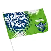 Canberra Raiders Licensed NRL KIDS Pole Game Day Flag Banner