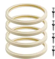 Pool Light Gasket | Stainless Steel Light Screw Silicone Lamp Niche Gasket - Protective Replacement Fixture Transform Parts for Indoor Outdoor