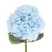 Artificial Flowers 5 Bundles, Blue Fake Hydrangea Plants for Wedding Outdoor