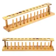 Wooden Test Tube Rack Laboratory Equipment Holder Stand School Supplies