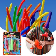 Random Color Balloon Modelling Kit Includes About 20 Pcs Long Balloons &