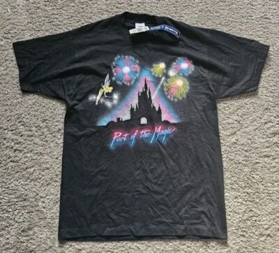 Vintage Disney Wear Part of the Magic Fireworks T-Shirt Men's Size XL NWT NOS
