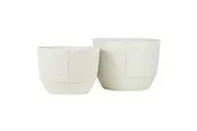 Rogue Florence Plant Pot with Drainage 2Pcs Planter Indoor Outdoor Flower Pot