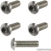 Button Socket Cap Screws 316 Stainless Steel marine Grade 3/8-16 x 7/8" Qty 2500