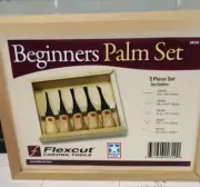 BEGINNERS PALM SET FR310 FLEXCUT CARVING TOOLS