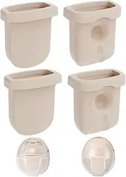 4Pcs Replacement Diaphragm for eufy Wearable Breast Pump E10/S1/S1 Pro - Soft Silicone, Easy to Clean & Install