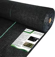 WAENLIR 5oz 3ft x100ft Heavy Duty Weed Barrier Landscape Fabric, Sturdy Weed Blocker Cover, Outdoor Gardening Weed Control Mat