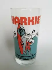 Vintage Universal Studios Sharkies Beach Patrol Frankenstein Glass New 80s Retro