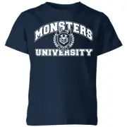 Monsters Inc. Monsters University Student Kids' T-Shirt - Navy