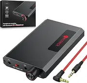 Neoteck 16-300Ω Headphone Amplifier Bass Adjustment+ Bluetooth 5.1 Headphone Amplifier Interface 3.5 mm Portable Type C Extended Battery Life Compatible PC Smartphone Music Player Audio Video Player