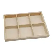 Pencil Holder 6 Grid Stationary Art Marker Organizer for Home School Studio