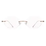 CARIN 光學眼鏡 SIENNA+ R C1 圓型無框 - 金橘眼鏡