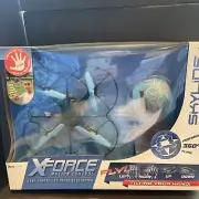 Xforce Drone Quadcopter Motion Hand Controlled Blue Sky Wireless